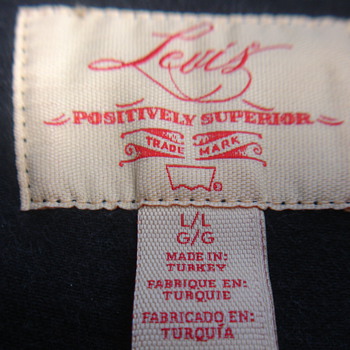 LEVI'S JACKET LOOKS MAYBE OLD MODEL "PLEASE HELP WITH DATE" - Womens Clothing