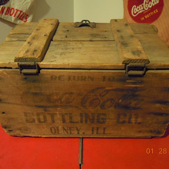 Coca-Cola Bottle Case, Early 1900's, Wood - Coca-Cola