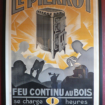 Le Pierrot advertising poster from France, circa 1920's. - Posters and Prints