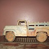 old toy metal truck