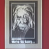 Singed and numbered 15/250) Albert Einstein Poster - VX Rosenburg 1983