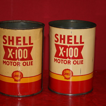 shell quart oil can