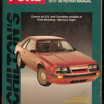 Chilton's Mustang Repair Manual #8580