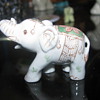 Glass elephant miniature 