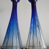 My art nouveau glass vase pair