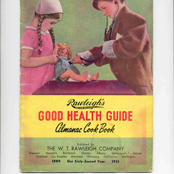 Old Rawleigh Almanac Cook Book - Advertising
