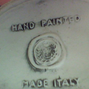 hand painted italian wine bottles