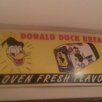 Donald Duck bread sign - Signs