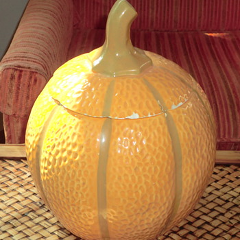 Ceramic Pumpkin Cookie Jar - Kitchen