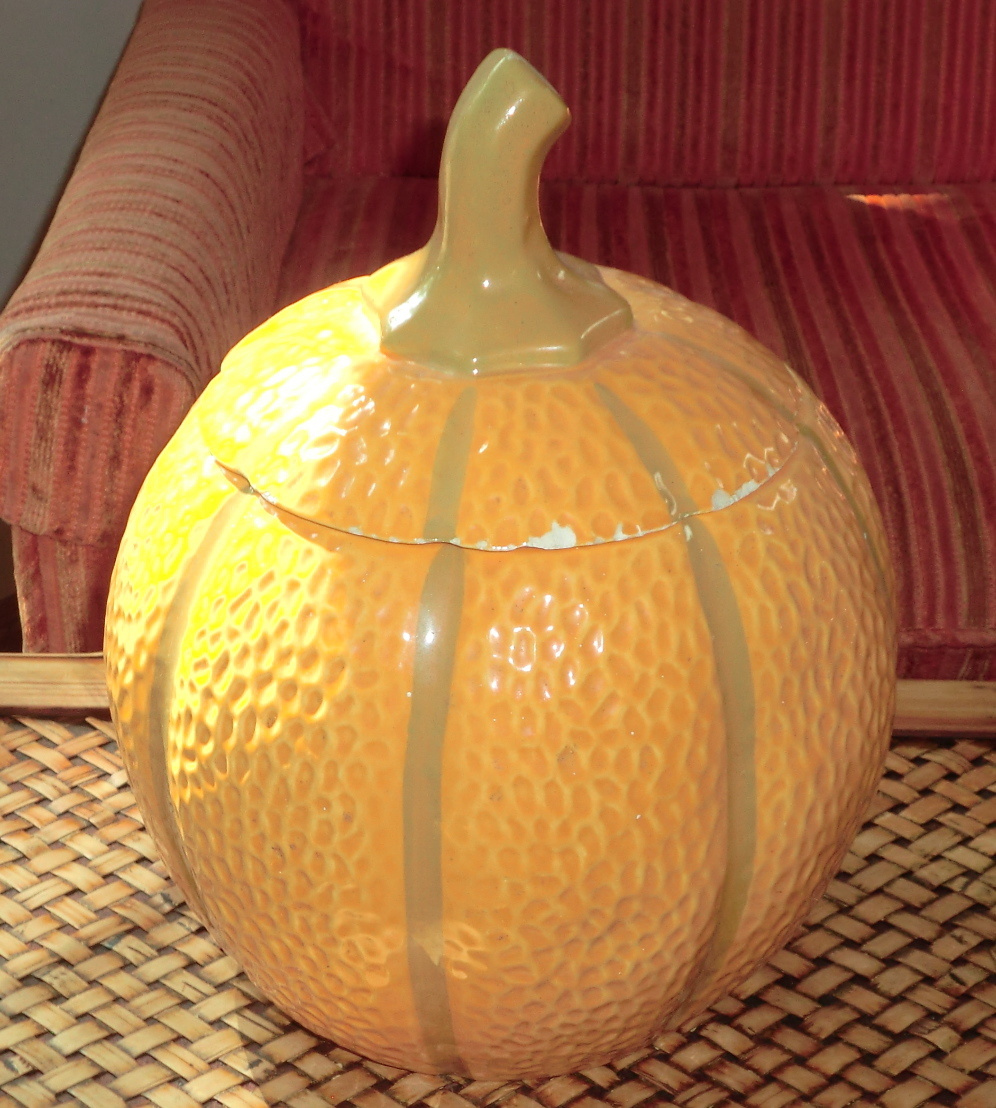 Ceramic Pumpkin Cookie Jar Collectors Weekly