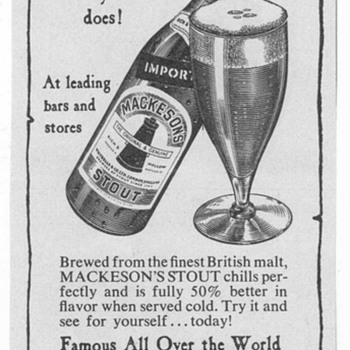 1950 Mackeson's Stout Advertisement - Advertising