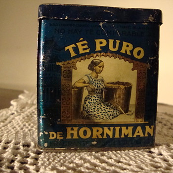 Boxes of tea in cans - Advertising