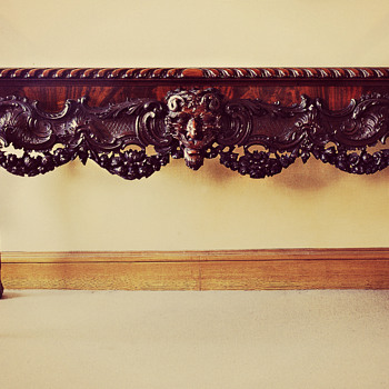 Carved Irish Table Circa 1920 - Furniture