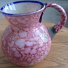 Antique Cheesy Glass Pitcher
