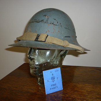 British WWII Zuckerman Civil Defence helmet 1941 - Military and Wartime