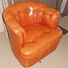Vintage Orange Barrel Chair?