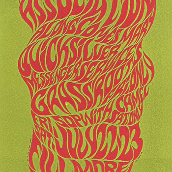 First psychedelic rock poster? - Posters and Prints