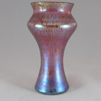 Pink Papillon Vase - Art Glass