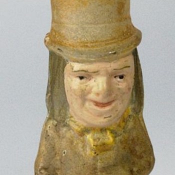 Ebenezer Scrooge made of thin glass - Christmas