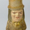 Ebenezer Scrooge made of thin glass