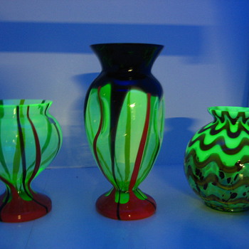 vaseline/uranium glass 2 - Art Glass