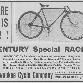 1902 Milwaukee Bicycle Advertisement