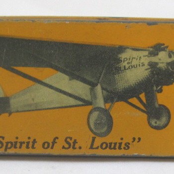 Charles Lindbergh Pencil Box - Advertising