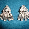 Unsigned Clip On Earrings
