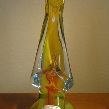 ARTE MURANO ICET VIRGIN MARY SCULPTURE - Art Glass