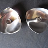 VINTAGE STELTON - DENMARK  CANDLE HOLDERS STAINLESS 18/8