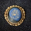 Gold brooch 10th century above the 22 karaat