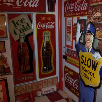 1937 US Vertical Coca-Cola Sign - Coca-Cola