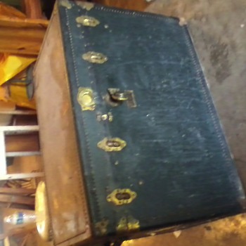 Antique OshKosh Trunk  - Furniture