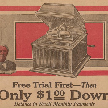 1919 - Edison Phonograph Advertisement