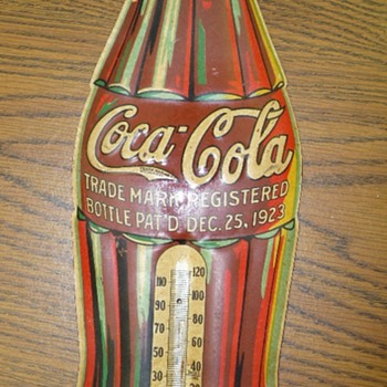 Coca Cola Thermometer - 1930s
