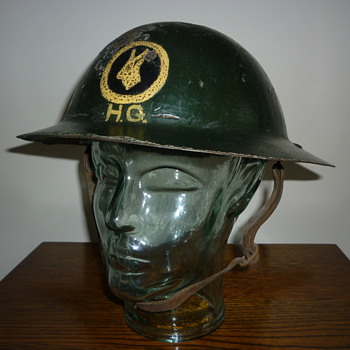 Scarce British WWII Home Guard steel helmet - Military and Wartime