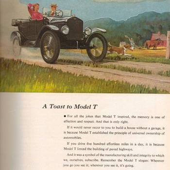 1953 - Budd Co. / Model T Ford Advertisement