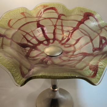 Pallme Konig Iridescent Art Nouveau - Art Glass