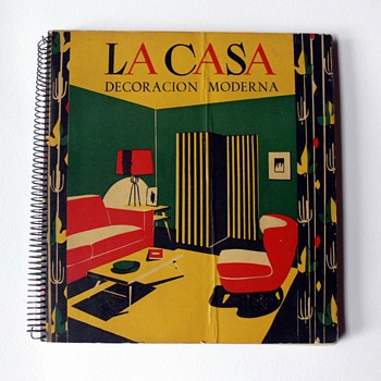"La casa. Decoración moderna" book, 1952 - Books