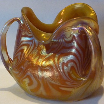 Loetz Extruded Handle - Art Glass