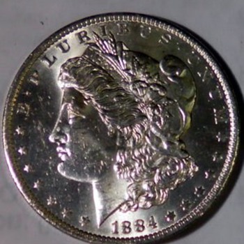 1884 morgan silver dollar - US Coins