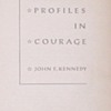 Profiles in Courage by John F. Kennedy