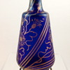 Cobalt Blue Scent Bottle, gilt with metal mount, ca. 1890