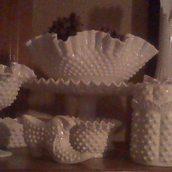 Fenton Hobnail Milkglass - Art Glass