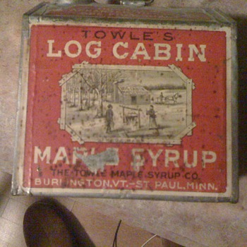 Towel's syrup tin - Advertising