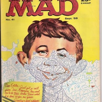 Mad Magazine with Paint by Number cover - Paper