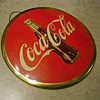 Coca Cola 9" Celluloid 1950s Disc-Sign