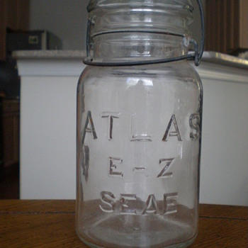 Unique Hazel-Atlas Canning Jar