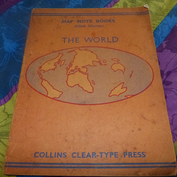 Allan Murray Map Note Books The World 1941