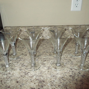 Mid-century Colony martini glasses - Glassware